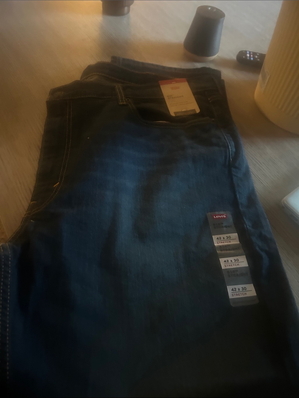Levi's Men's Dark Blue Relaxed Fit Jeans